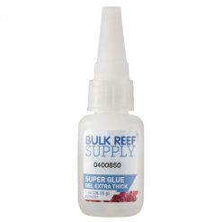 1 oz. Bottle BRS Extra Thick Gel Super Glue - Bulk Reef Supply