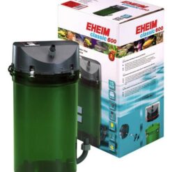 Eheim Classic 600 External Canister Filter with Bio Media and Double Taps